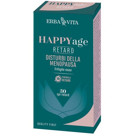 Erba Vita Happy Age Retard 30 Compresse Erba Vita Happy Age Retard 30 Compresse