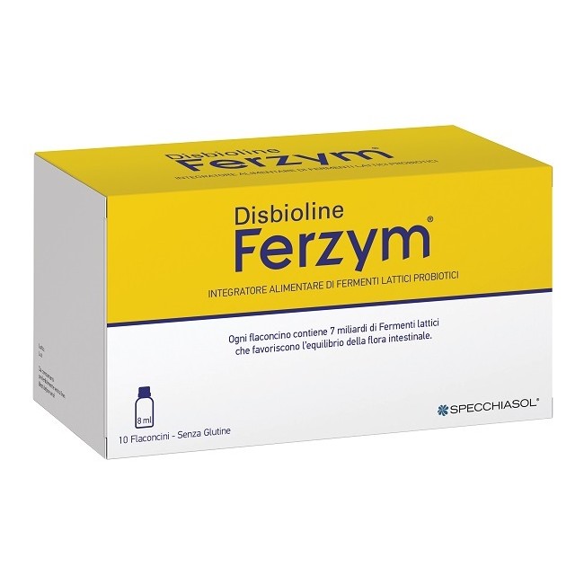 Specchiasol Disbioline Ferzym 10 Flaconcini Da 8 Ml