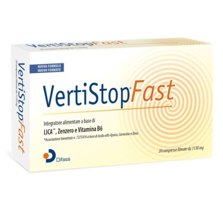 Difass International Vertistop Fast 20 Compresse Difass International Vertistop Fast 20 Compresse