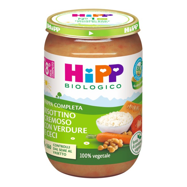 Hipp Risottino Cremoso Verdure Ceci 220 G