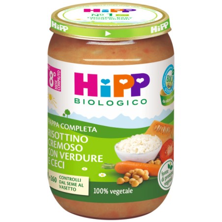 Hipp Risottino Cremoso Verdure Ceci 220 G