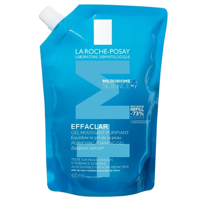 La Roche-posay Effaclar Gel Detergente Refill 400 Ml La Roche-posay Effaclar Gel Detergente Refill 400 Ml