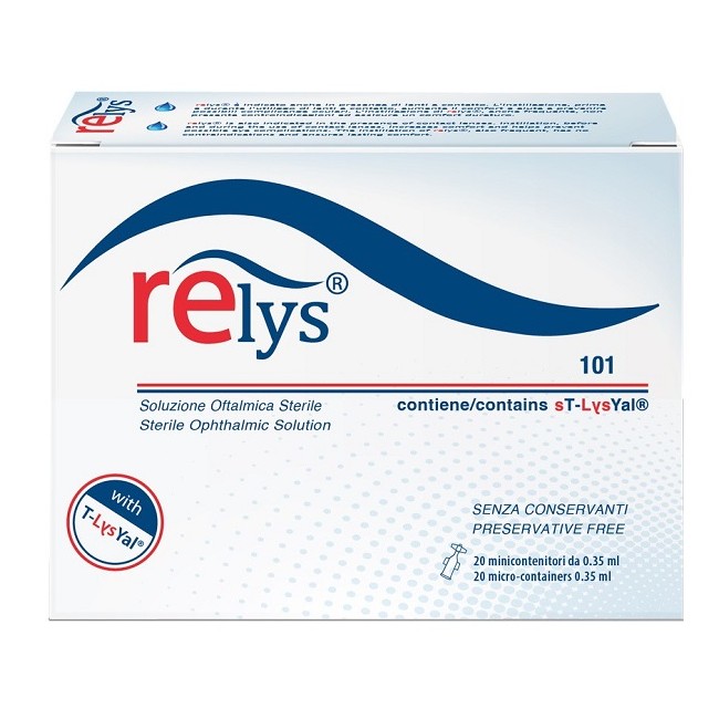 Trb Chemedica Relys Monodose Soluzione Oftalmica 20 Minicontenitori Da 0,35 Ml Senza Conservanti Trb Chemedica Relys Monodose Soluzione Oftalmica 20 Minicontenitori Da 0,35 Ml Senza Conservanti