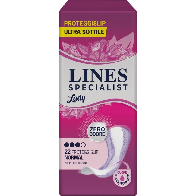 Fater Proteggislip Per Incontinenza Urinaria Lines Specialist Lady Light Normal Ultra Sottile 22 Pezzi Fater Proteggislip Per Incontinenza Urinaria Lines Specialist Lady Light Normal Ultra Sottile 22 Pezzi