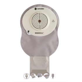 Convatec Sacca Ileostomia Esteem Body Fondo Aperto 7 Mm Opaco Ritagliabile 10-55 Mm 10 Pezzi