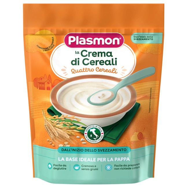 Plasmon Cereali Crema Ai 4 Cereali 200 G Plasmon Cereali Crema Ai 4 Cereali 200 G
