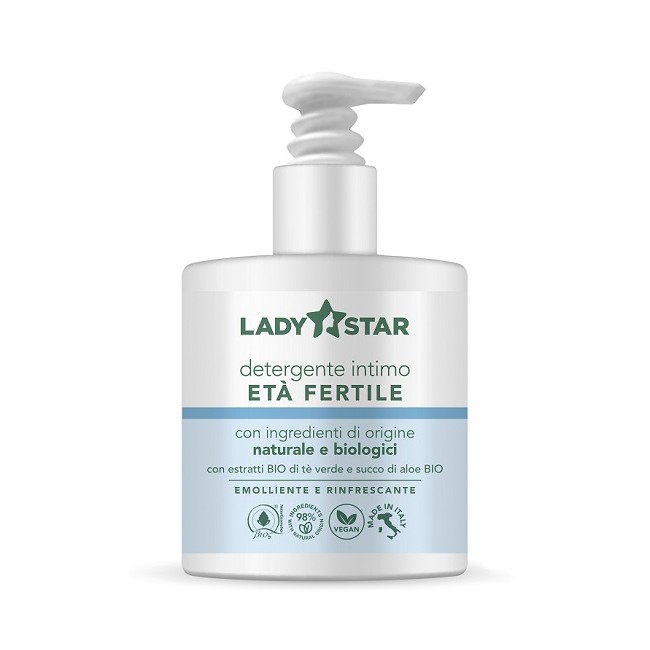 Farvima Medicinali Ladystar Detergente Intimo Donna Fertile 300 Ml Farvima Medicinali Ladystar Detergente Intimo Donna Fertile 300 Ml