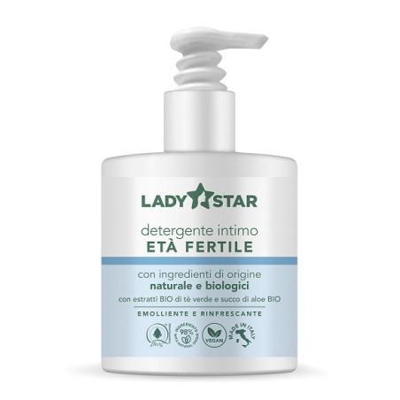 Farvima Medicinali Ladystar Detergente Intimo Donna Fertile 300 Ml Farvima Medicinali Ladystar Detergente Intimo Donna Fertile 300 Ml