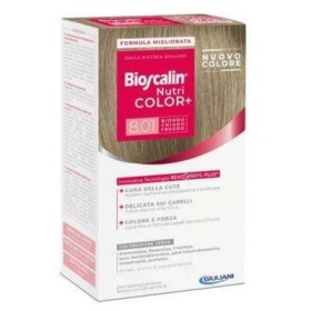 Giuliani Bioscalin Nutri Color+ 8,01 Biondo Chiaro Freddo Crema Colorante 40 Ml + Rivelatore Crema 60 Ml + Shampoo 12 Ml + Balsa