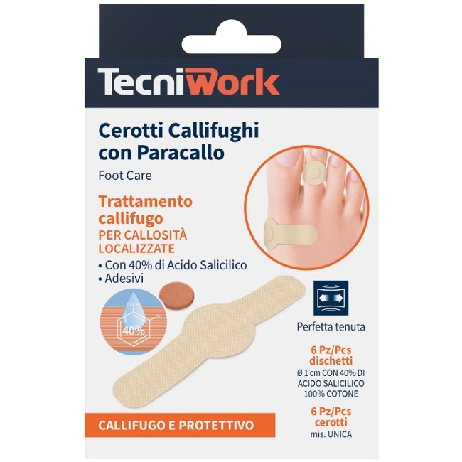 Tecniwork Cerotto Callifugo 6+6 Pezzi Tecniwork Cerotto Callifugo 6+6 Pezzi