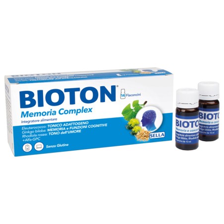 Sella Bioton Memoria Complex 14 Flaconcini Da 10 Ml Sella Bioton Memoria Complex 14 Flaconcini Da 10 Ml