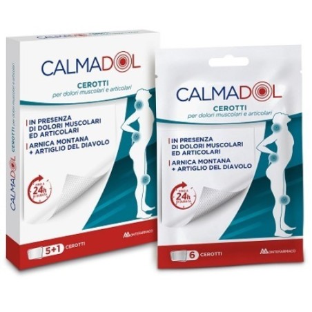 Montefarmaco Calmadol Cerotto Arnica E Artiglio Del Diavolo Per Dolori Articolari E Muscolari 6 Pezzi Montefarmaco Calmadol Cerotto Arnica E Artiglio Del Diavolo Per Dolori Articolari E Muscolari 6 Pezzi