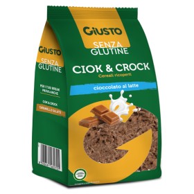 Farmafood Giusto Senza Glutine Ciok&crock Cereali Ricoperti Di Cioccolato Al Latte 125 G
