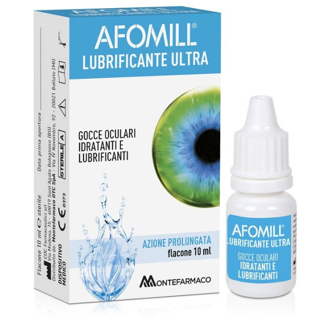 Montefarmaco Afomill Lubrificante Ultra Gocce Oculari 10 Ml Montefarmaco Afomill Lubrificante Ultra Gocce Oculari 10 Ml
