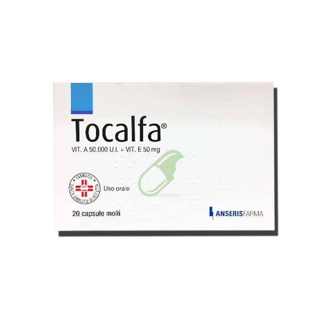 Tocalfa 50.000 ui + 50 mg capsule molli Tocalfa 50.000 ui + 50 mg capsule molli