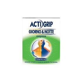 Actigrip Giorno & Notte 12 Compresse  500mg + 60mg più 4 Compresse Notte