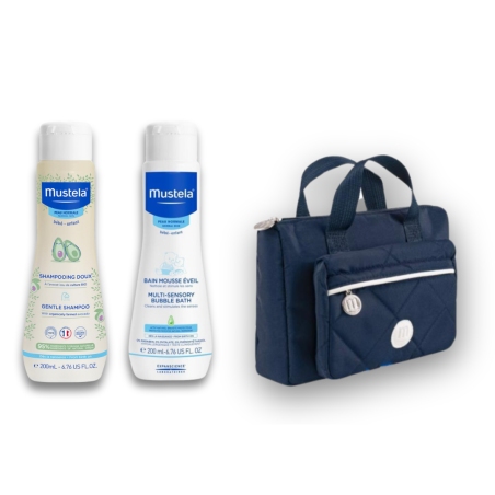 Laboratoires Expanscience Mustela Vanity Set 2024 1 Shampoo Dolce 200 Ml + 1 Bagnetto Mille Bolle 200 Ml Laboratoires Expanscience Mustela Vanity Set 2024 1 Shampoo Dolce 200 Ml + 1 Bagnetto Mille Bolle 200 Ml