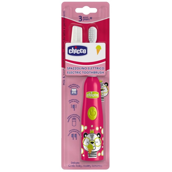 Chicco Spazzolino Elettrico Panda Rosa