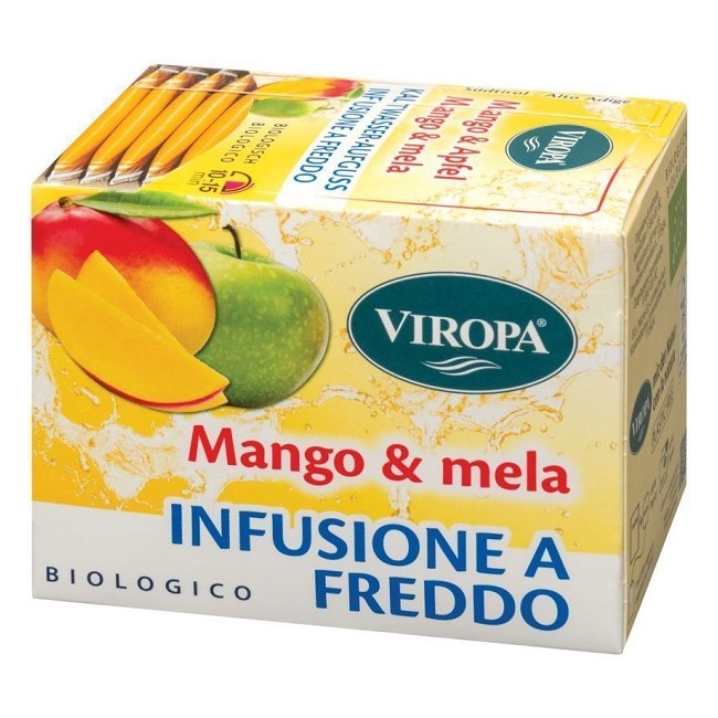 Viropa Import Viropa Infuso A Freddo Mango & Mela Bio 15 Filtri Viropa Import Viropa Infuso A Freddo Mango & Mela Bio 15 Filtri