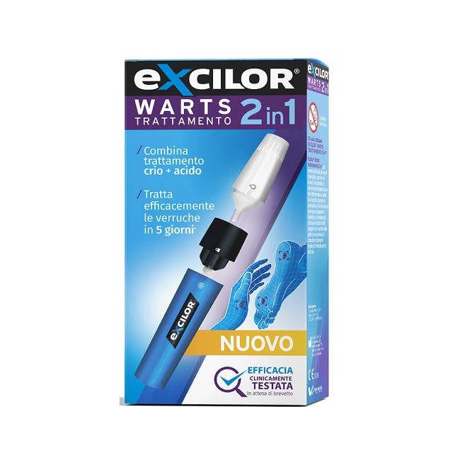 Excilor warts trattamento 2 in 1