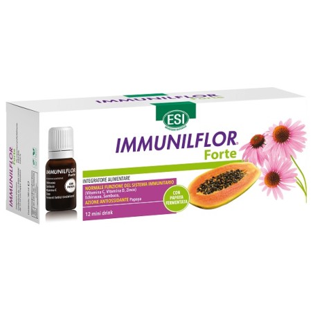 Esi Immunilflor Forte Papaya 12 Flaconcini Mini Drink