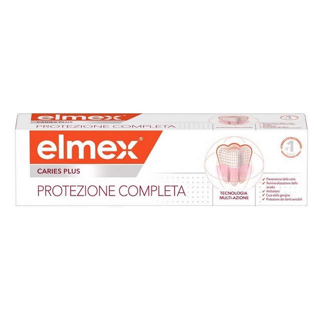 Colgate Elmex Dentifricio Caries Plus Protezione Completa 75 Ml