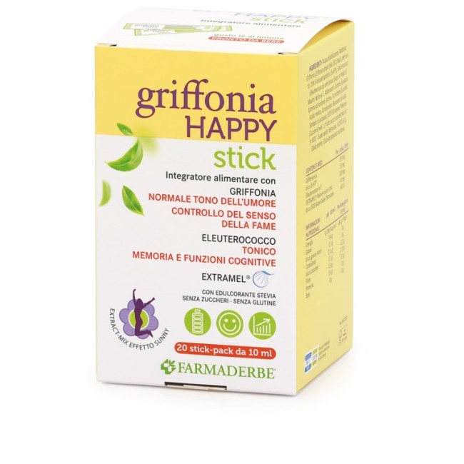 Farmaderbe Griffonia Happy 20 Stick 10 Ml Farmaderbe Griffonia Happy 20 Stick 10 Ml