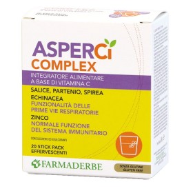 Farmaderbe Asper Ci Complex 20 Stick Pack Effervescenti 4,4 G
