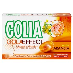 Perfetti Van Melle Golia Gola Effect Arancia 16 Caramelle Ripiene