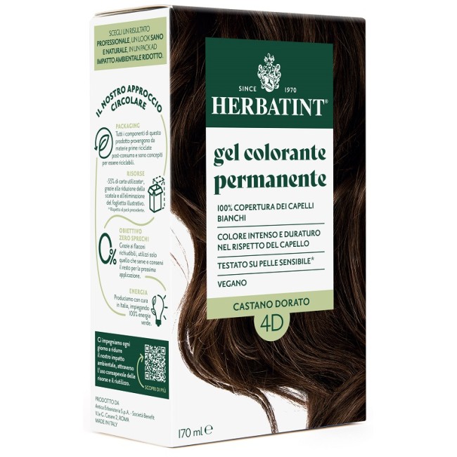 Antica Erboristeria Herbatint 4d Castano Dorato 170 Ml Antica Erboristeria Herbatint 4d Castano Dorato 170 Ml