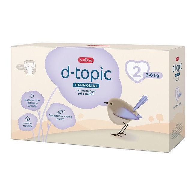 Buona D-topic Pannolini Taglia 2 24 Pezzi Buona D-topic Pannolini Taglia 2 24 Pezzi