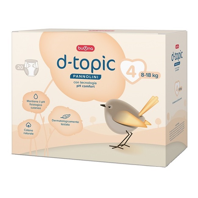 Buona D-topic Pannolini Taglia 4 20 Pezzi Buona D-topic Pannolini Taglia 4 20 Pezzi
