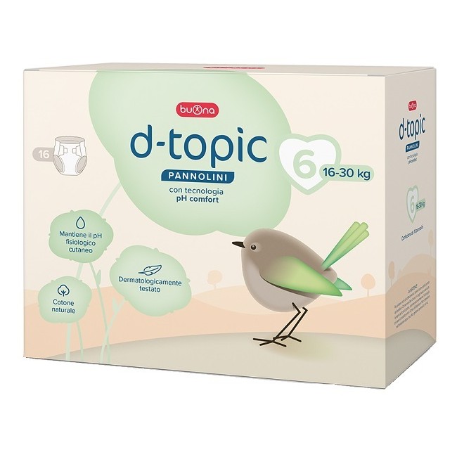 Buona D-topic Pannolini Taglia 6 16 Pezzi Buona D-topic Pannolini Taglia 6 16 Pezzi
