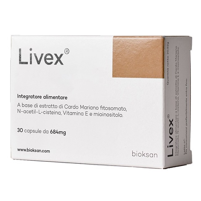 Bioksan Naturalmente Juntos Sl Livex 30 Capsule Bioksan Naturalmente Juntos Sl Livex 30 Capsule