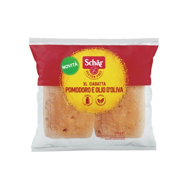 Schar Xl Ciabatta Pomodori E Olio D'oliva 2 Pezzi X 85 G Schar Xl Ciabatta Pomodori E Olio D'oliva 2 Pezzi X 85 G