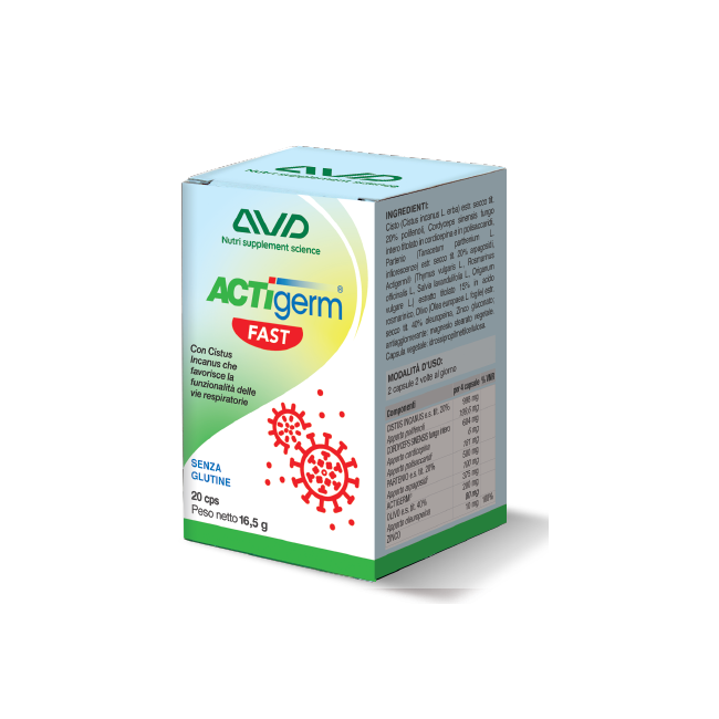 A.v.d. Reform Actigerm Fast 20 Capsule A.v.d. Reform Actigerm Fast 20 Capsule