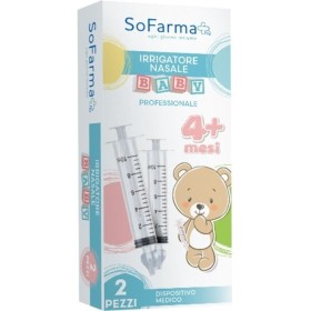 Farvima Medicinali Irrigatore Lavaggio Nasale Baby Star 2 Pezzi