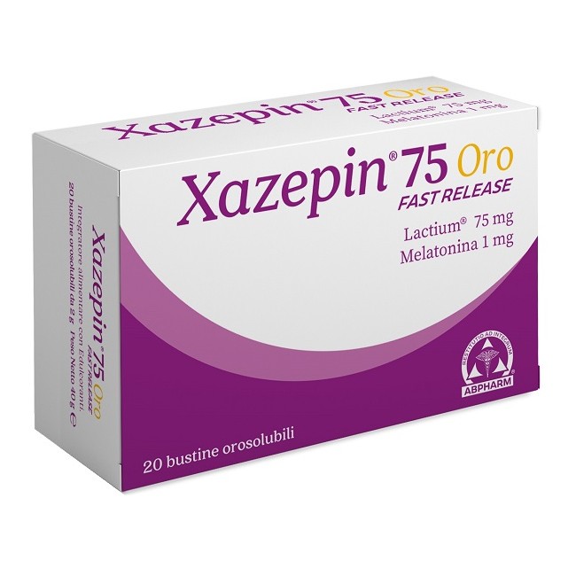 A.b. Pharm Xazepin 75 Oro Fast Release 20 Bustine A.b. Pharm Xazepin 75 Oro Fast Release 20 Bustine