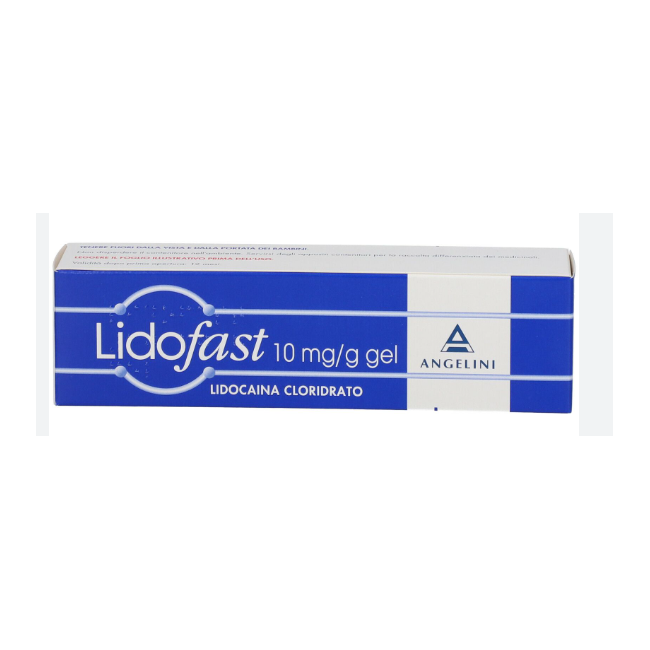 Angelini Lidofast 25 Mg/g Gel Uretrale Lidofast 10 Mg/g Gel Lidocaina Cloridrato