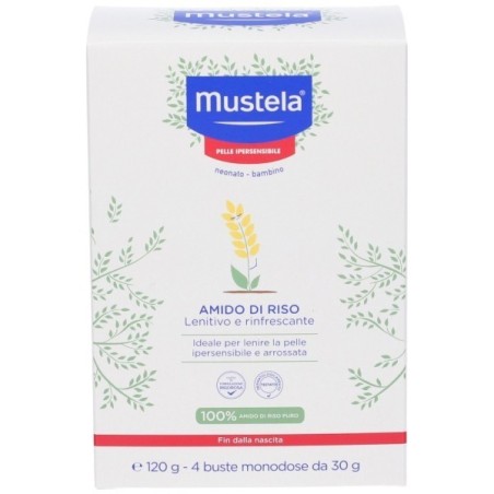 Laboratoires Expanscience Mustela Amido Di Riso 4 Bustine Da 30 G