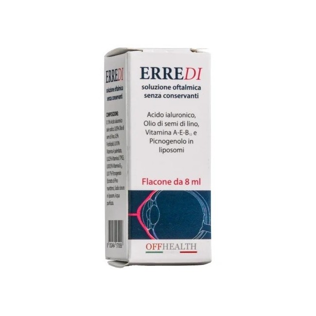 Offhealth Erredi Soluzione Oftalmica Senza Conservanti 8 Ml
