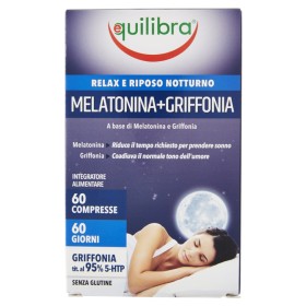 Equilibra Melatonina + Griffonia 60 Compresse