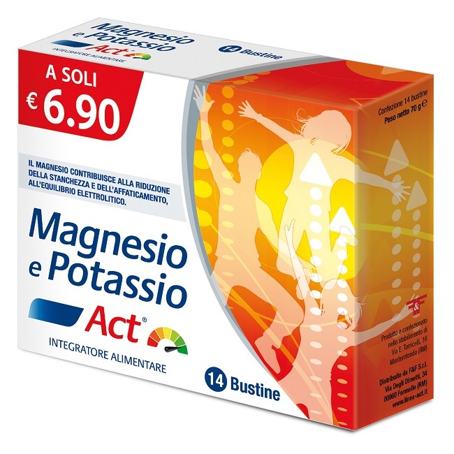 F&f Magnesio E Potassio Act 14 Bustine F&f Magnesio E Potassio Act 14 Bustine