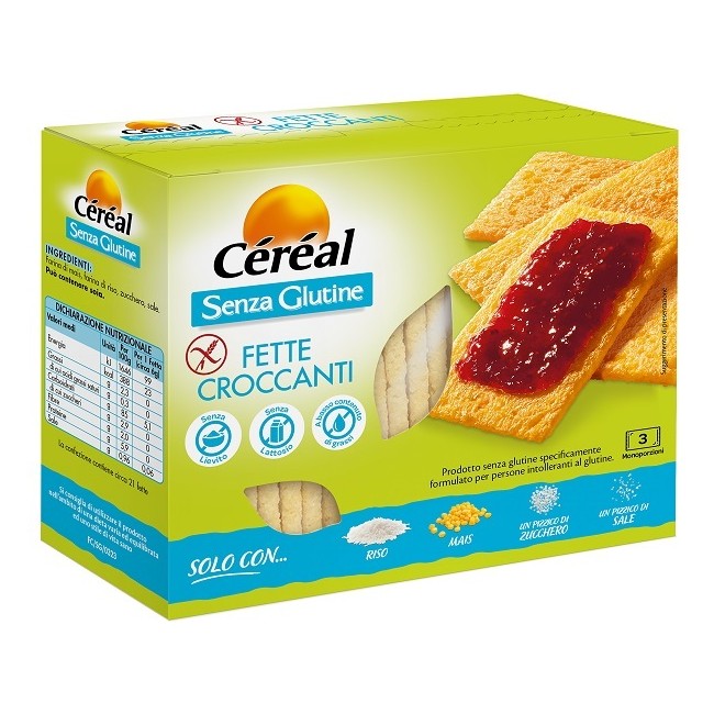Nutrition & Santè Cereal Fette Croccanti 3 Monoporzioni Nutrition & Santè Cereal Fette Croccanti 3 Monoporzioni