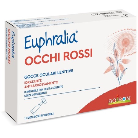 Boiron Gocce Oculari Lenitive Euphralia Occhi Rossi 15 Flaconcini Monodose 0,5 Ml Boiron Gocce Oculari Lenitive Euphralia Occhi Rossi 15 Flaconcini Monodose 0,5 Ml
