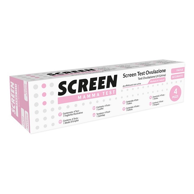 Screen Italia Screen Test Rapido Ovulazione Screen 4 Pezzi
