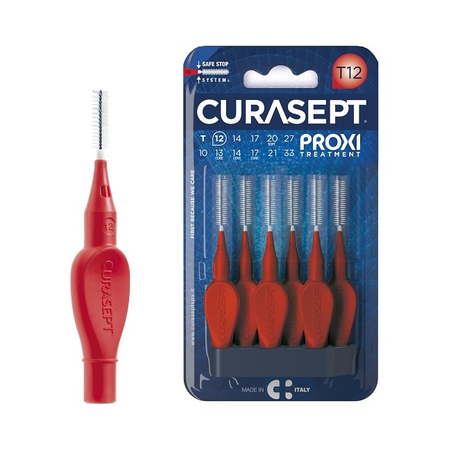 Curasept Proxi T12 Rosso/red 6 Pezzi