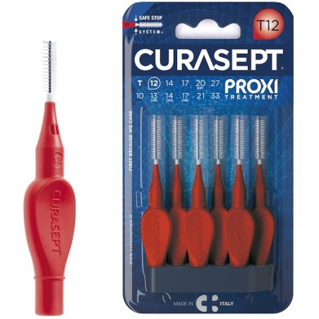 Curasept Proxi T12 Rosso/red 6 Pezzi