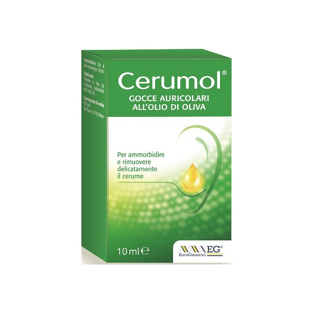 Eg Eurogenerici Cerumol Gocce Auricolari 10 Ml Eg Eurogenerici Cerumol Gocce Auricolari 10 Ml