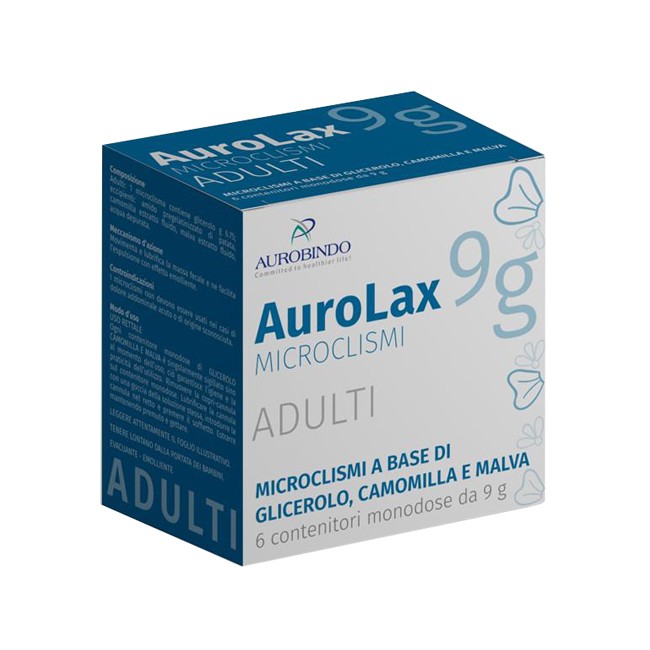 Aurobindo Pharma Microclismi Per Adulti Aurolax 6 Contenitori 9 G Aurobindo Pharma Microclismi Per Adulti Aurolax 6 Contenitori 9 G